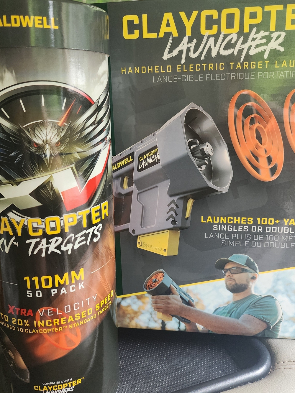 Claycopter Launcher Targets + Launcher Graphic
